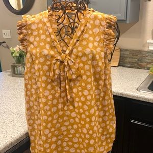 Anthropologie Odille Sleeveless Blouse